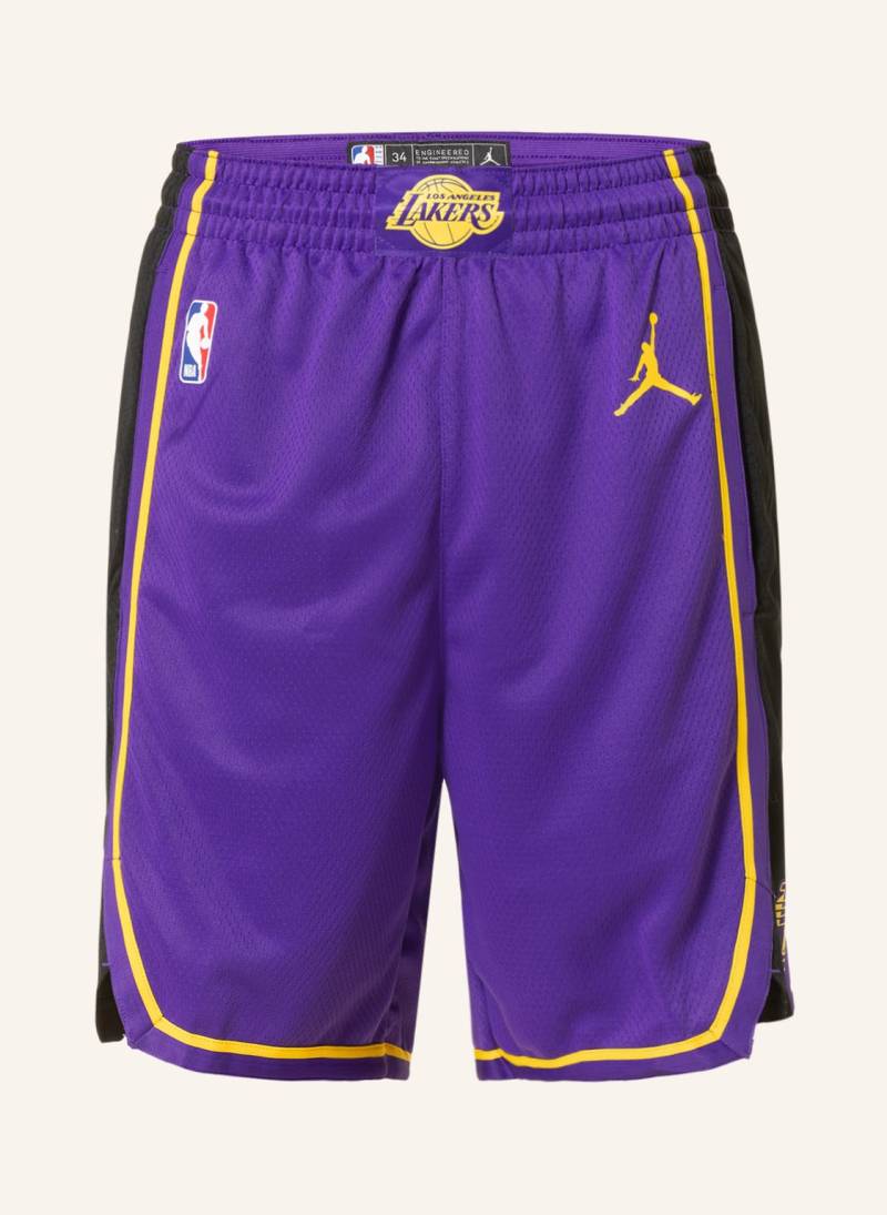 Nike Basketballshorts Jordan Dri-Fit Swingman lila von Nike