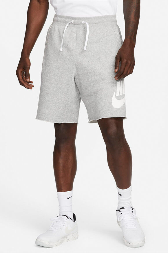 Nike Club Alumni Sweatshorts | Grey Heather + White | Herren  | L von Nike