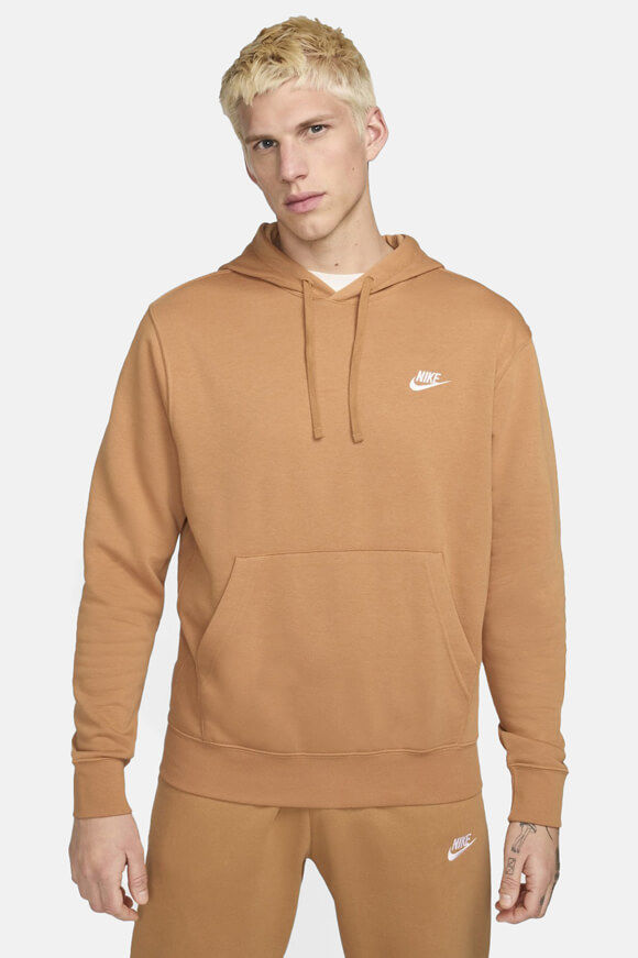 Nike Sportswear Club Fleece Kapuzensweatshirt | Flax | Herren  | XS von Nike