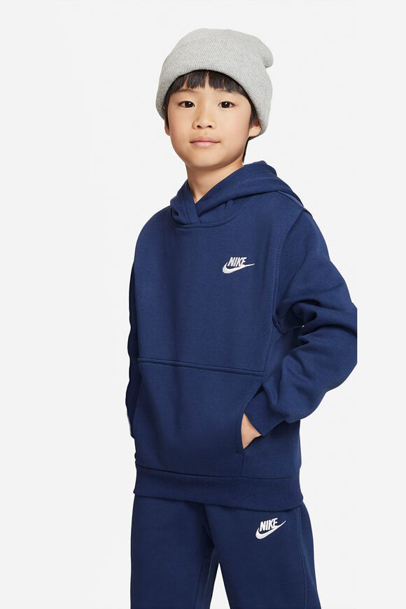 Nike Club Fleece Kapuzensweatshirt | Midnight Navy | Jungen  | XL von Nike