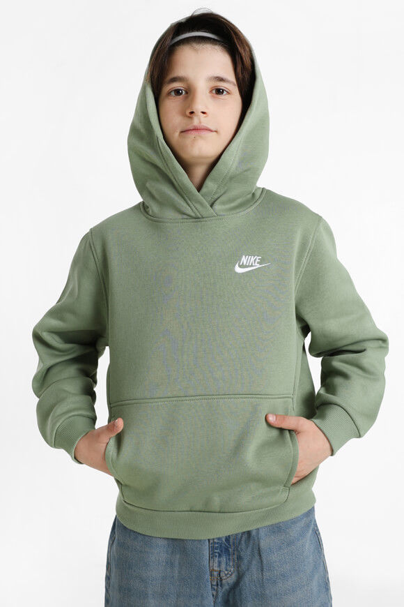 Nike Club Fleece Kapuzensweatshirt | Oil Green | Jungen  | XL von Nike