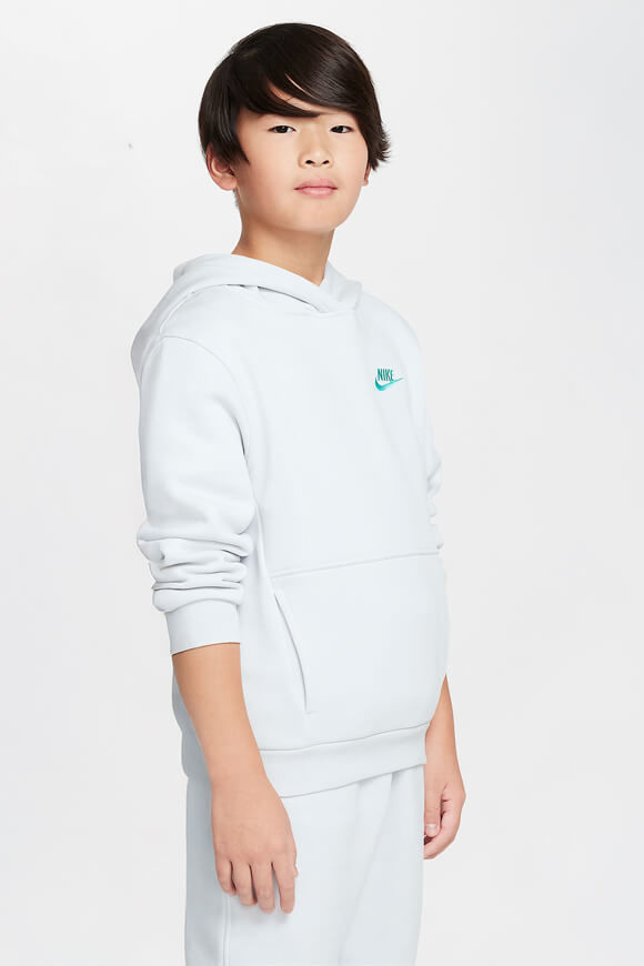 Nike Club Fleece Kapuzensweatshirt | Photon Dust | Jungen  | M von Nike