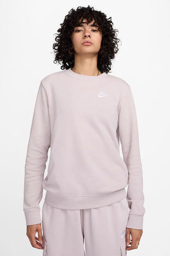 Nike Club Fleece Sweatshirt | Platinum Violet | Damen  | L von Nike