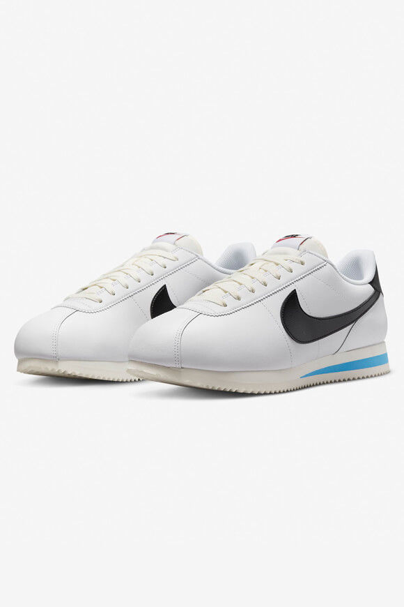 Nike Cortez Sneaker | White + Black + Light Photo Blue | Herren  | EU41 von Nike