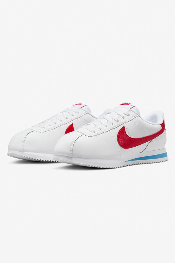 Nike Cortez Sneaker | White + Varsity Red + Varsity Blue | Damen  | EU37.5 von Nike