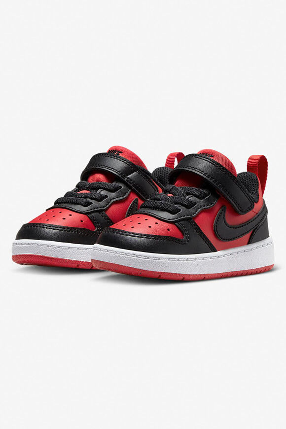 Nike Court Borough Low Recraft Baby Sneaker | University Red + Black | Baby  | EU19.5 von Nike