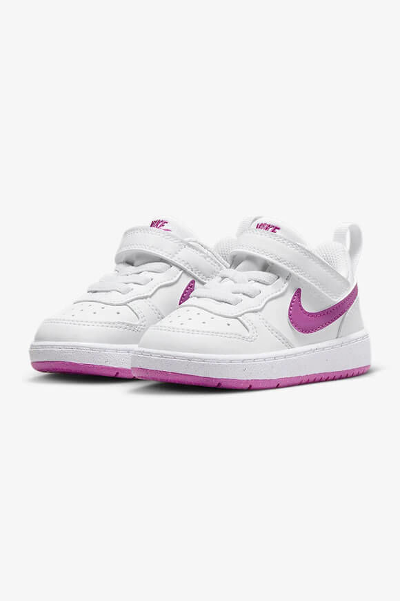 Nike Court Borough Low Recraft Baby Sneaker | White + Hot Fuchsia | Baby | EU21 Nike Court Borough Low Recraft Baby Sneaker | White + Hot Fuchsia | Baby | EU21 von Nike