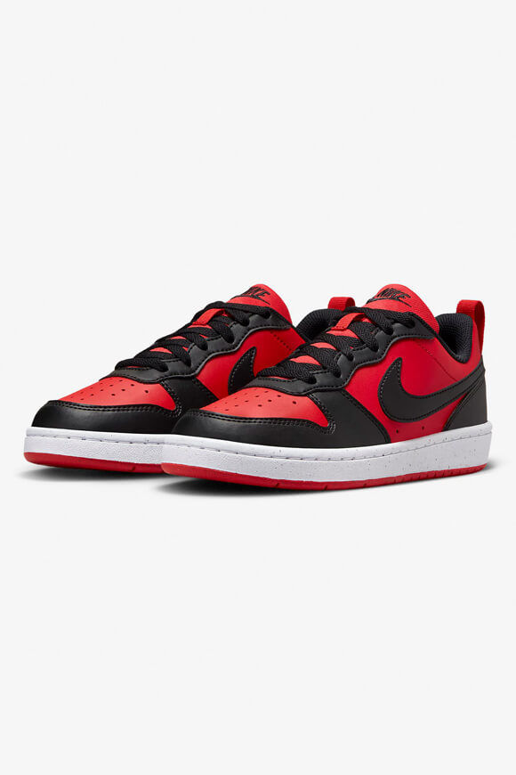 Nike Court Borough Low Recraft Sneaker | University Red + Black | Jungen  | EU36 von Nike