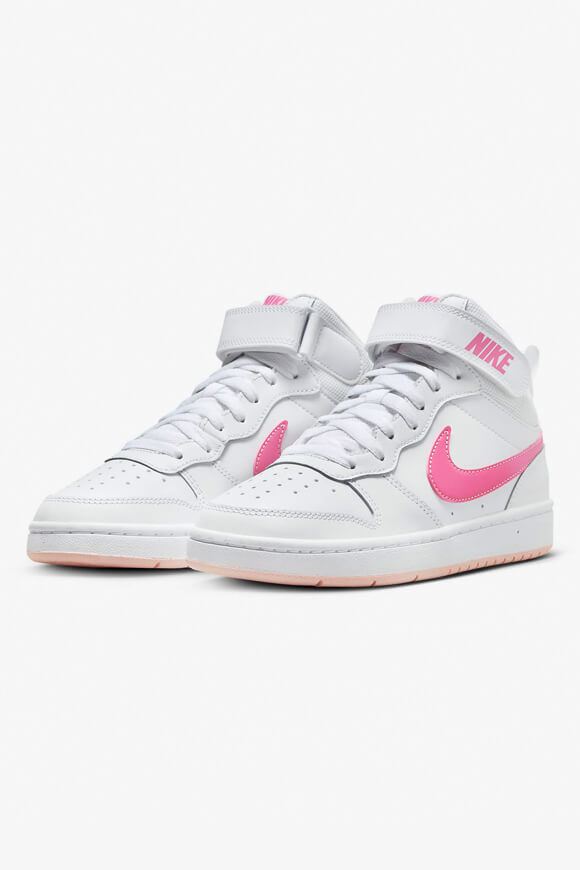 Nike Court Borough Mid 2 Sneaker | White + Pinksicle | Mädchen  | EU40 von Nike