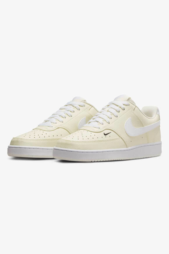 Nike Court Vision Low NN Sneaker | Pale Ivory + White | Damen  | EU36.5 von Nike