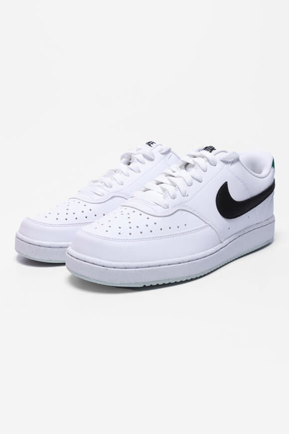 Nike Court Vision Low NN Sneaker | White + Black + Malachite | unisex | EU42 Nike Court Vision Low NN Sneaker | White + Black + Malachite | unisex | EU42 von Nike