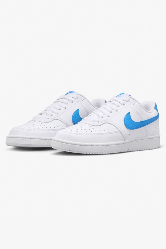 Nike Court Vision Low NN Sneaker | White + University Blue | Damen  | EU39 von Nike