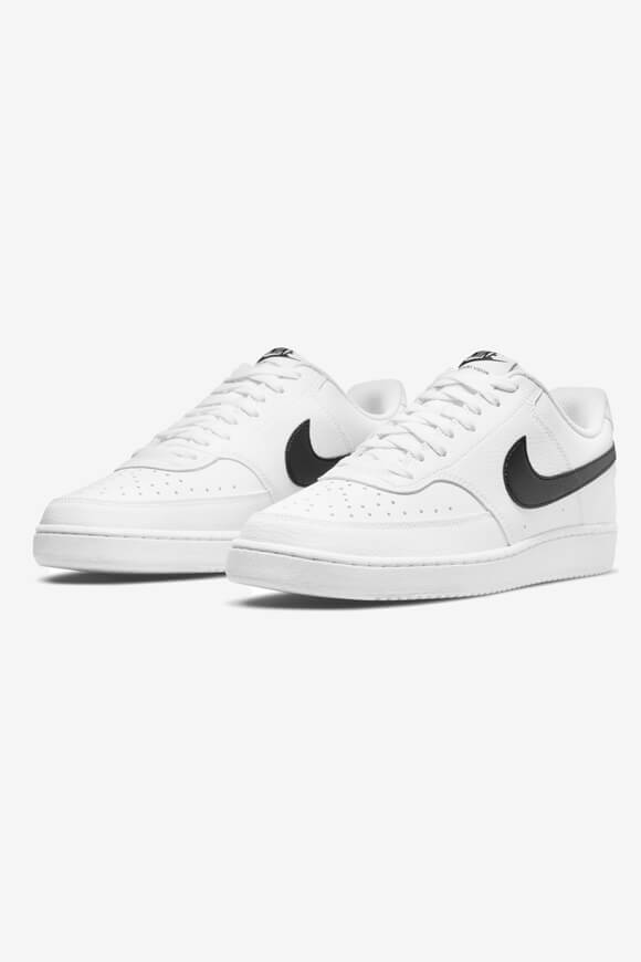 Nike Court Vision NN Sneaker | Weiss + Schwarz | unisex  | EU44.5 von Nike