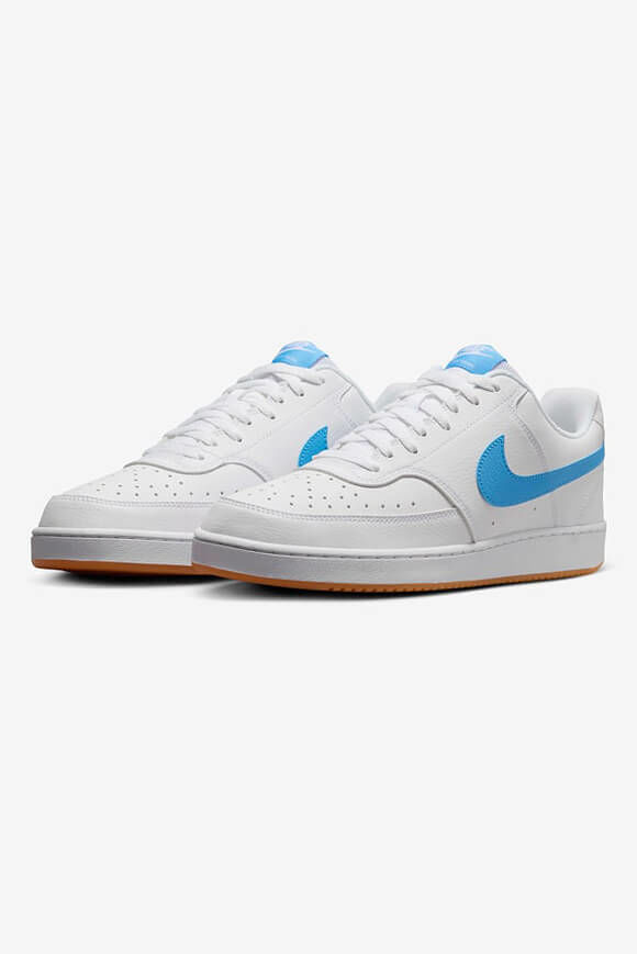 Nike Court Vision Sneaker | White + University Blue | Herren  | EU40 von Nike