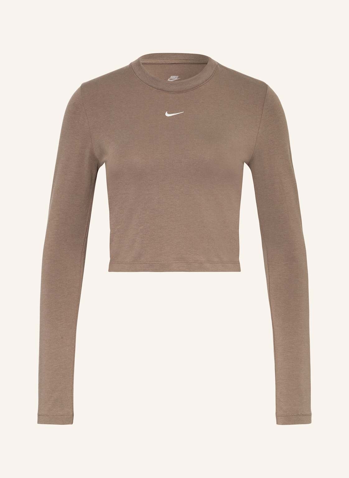 Nike Cropped-Longsleeve Sportswear Chill Knit braun Nike Cropped-Longsleeve Sportswear Chill Knit braun von Nike