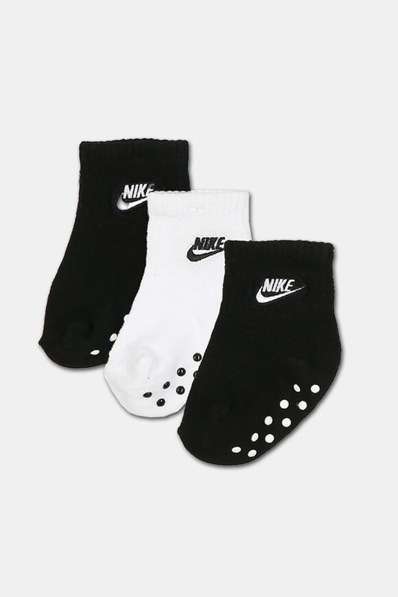 Nike Dreierpack Baby Socken | Weiss + Schwarz | Baby  | EU15 von Nike