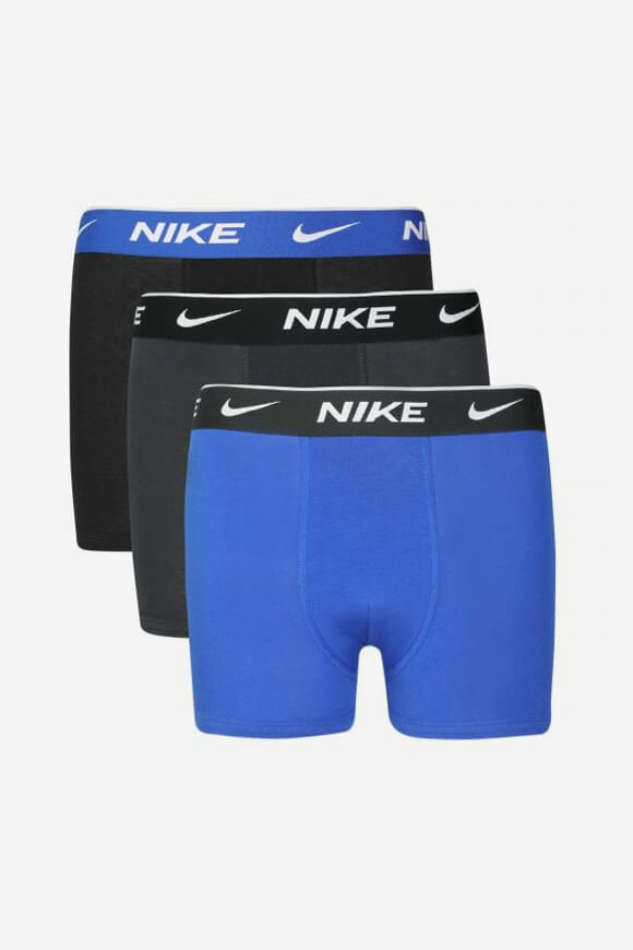 Nike Dreierpack Boxershorts | Black + Anthracite + Game Royal | Jungen  | S von Nike