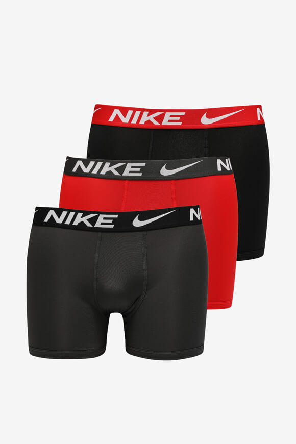 Nike Dreierpack Boxershorts | Black + University Red | Jungen  | XL von Nike