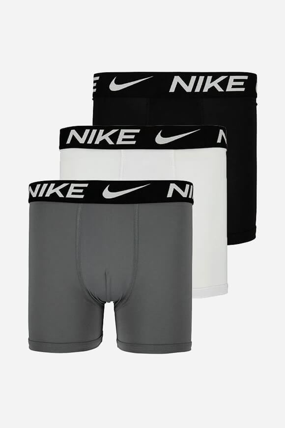 Nike Dreierpack Boxershorts | White + Grey + Black | Jungen  | L von Nike