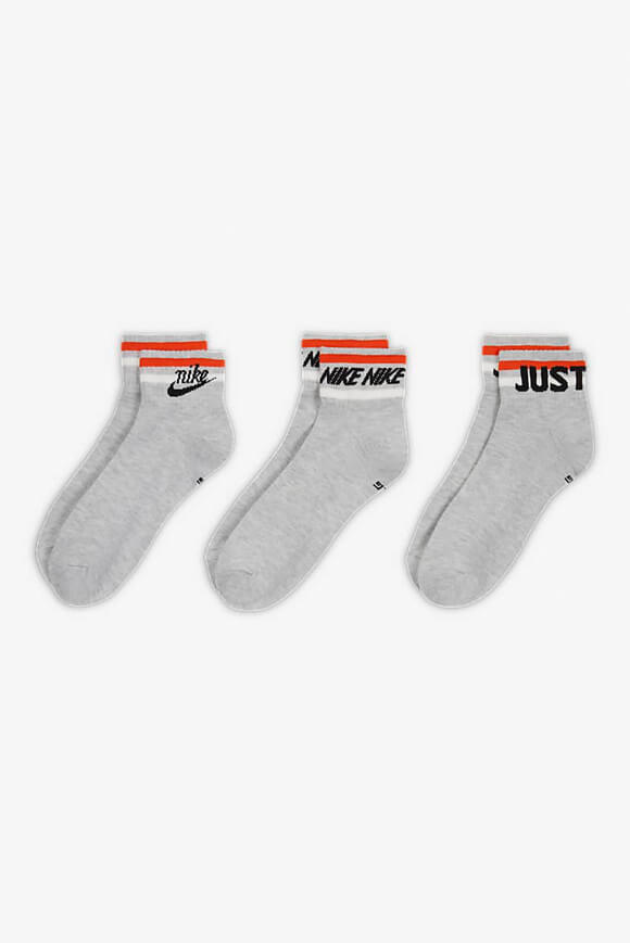 Nike Dreierpack Socken | Grau meliert | unisex  | EU38-42 von Nike