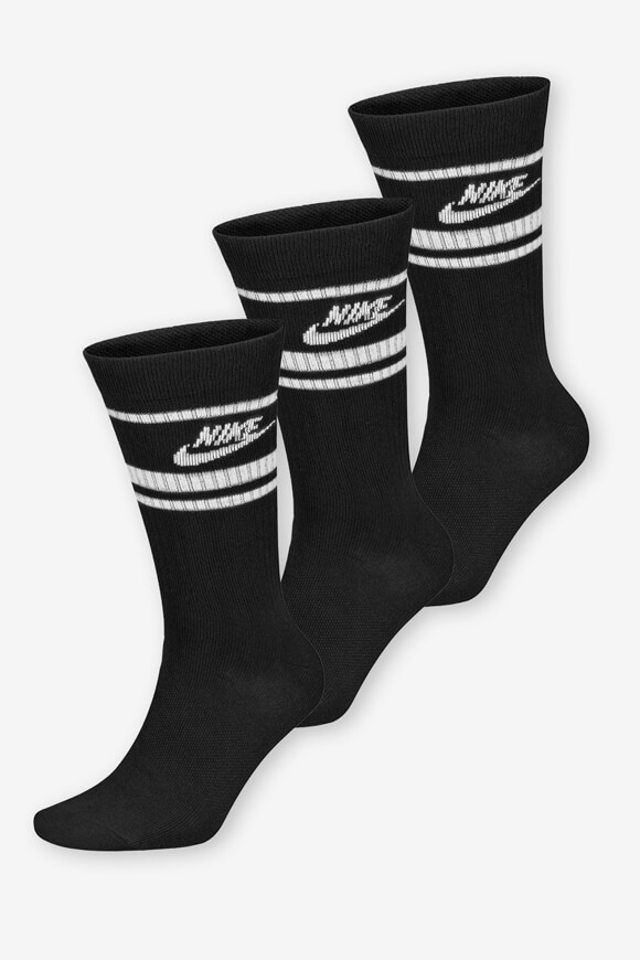 Nike Dreierpack Socken | Schwarz + Weiss | unisex  | EU38-42 von Nike