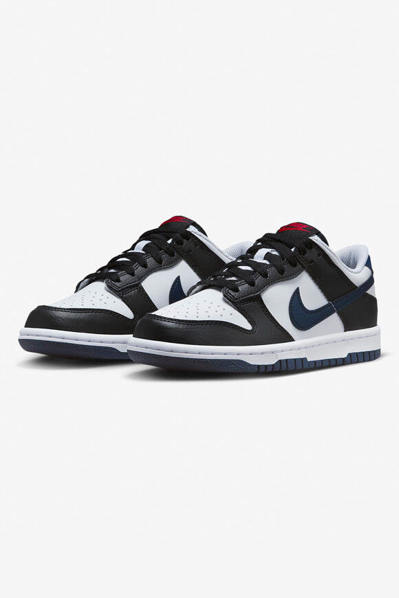 Nike Dunk Sneaker | Black + White + Midnight Navy | Jungen  | EU36 von Nike