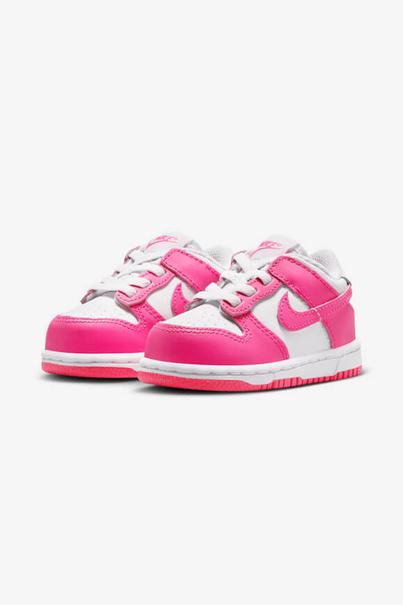 Nike Dunk low Baby Sneaker | White + Laser Fuchsia | Baby  | EU17 von Nike