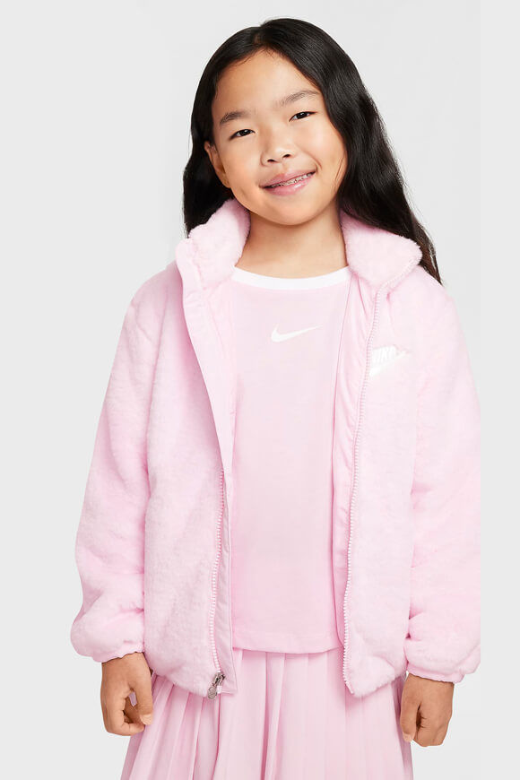 Nike Faux Fur Kids Jacke | Pink Foam | Mädchen  | 3y von Nike