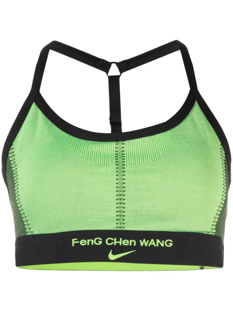 Nike Feng Chen Wang logo-underband sports bra - Green von Nike