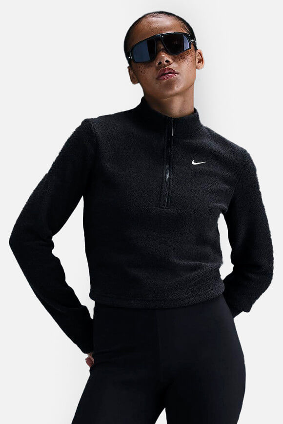 Nike Frottee Crop Sweatshirt | Black | Damen  | L von Nike