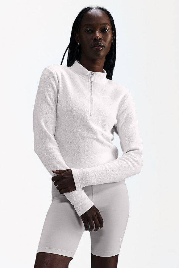 Nike Frottee Crop Sweatshirt | Light Orewood Brown | Damen  | XS von Nike