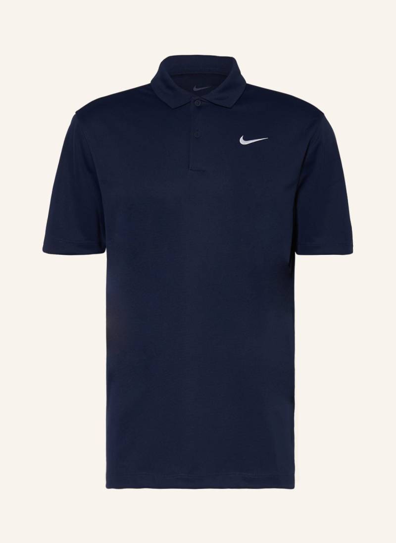 Nike Funktions-Poloshirt Nikecourt Dri-Fit blau von Nike