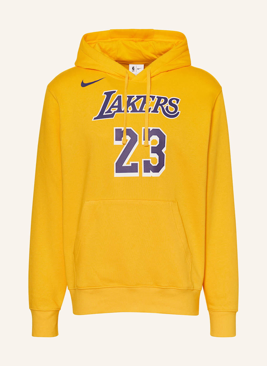 Nike Hoodie Los Angeles Lakers Club gelb von Nike