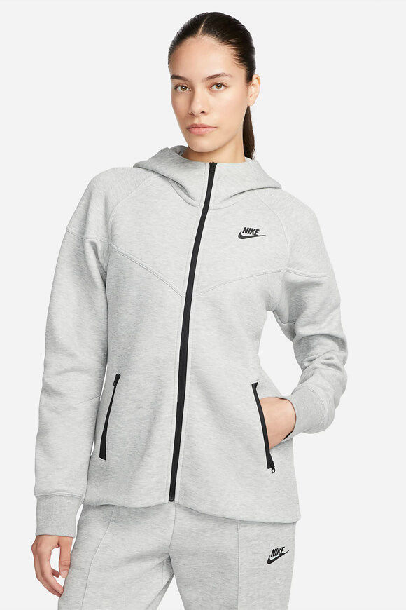 Nike Kapuzensweatjacke | Grey Heather | Damen  | XS von Nike