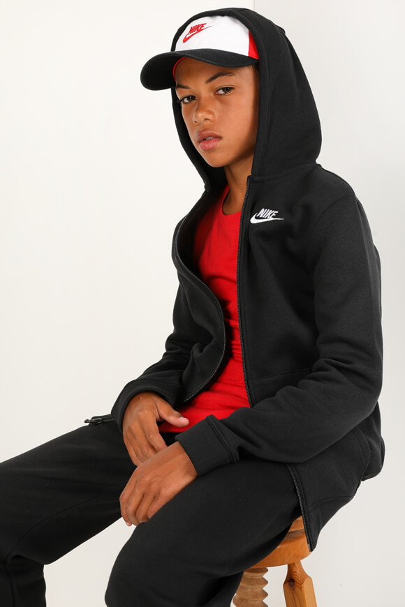 Nike Kapuzensweatjacke | Schwarz | Jungen  | L von Nike