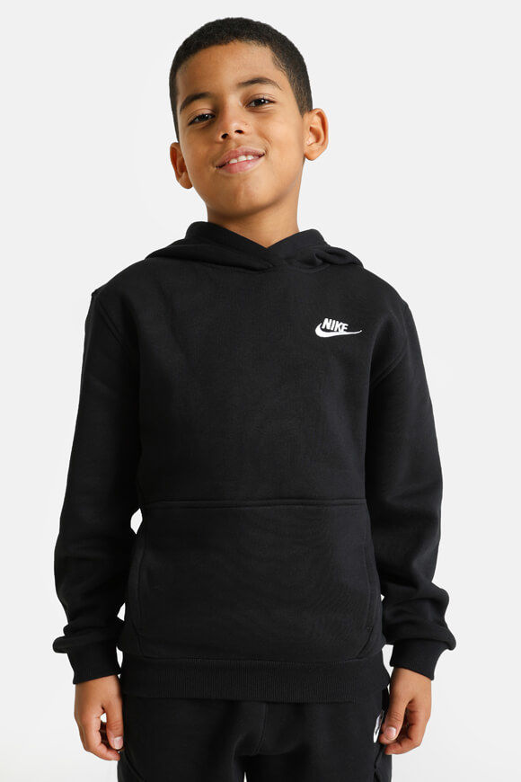 Nike Club Fleece Kapuzensweatshirt | Black | Jungen  | L von Nike