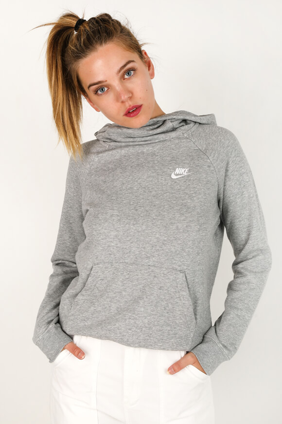 Nike Kapuzensweatshirt | Grau meliert | Damen  | L von Nike