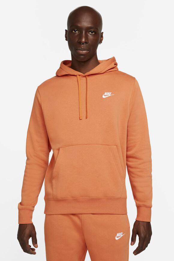 Nike Sportswear Club Fleece Kapuzensweatshirt | Hot Curry | Herren  | L von Nike