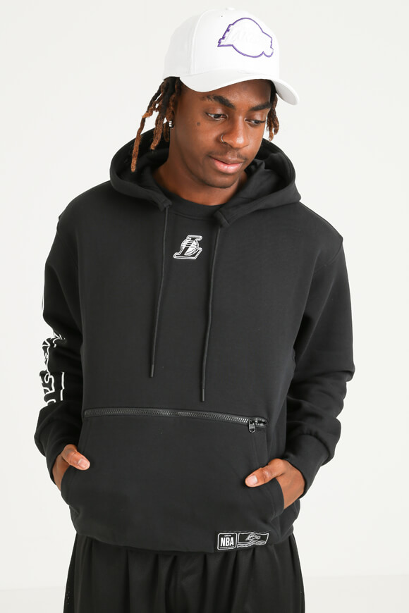 Nike Kapuzensweatshirt -  LA Lakers | Schwarz | Herren  | L von Nike