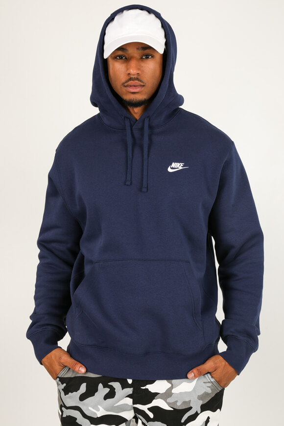 Nike Sportswear Club Fleece Kapuzensweatshirt | Navy | Herren  | L von Nike