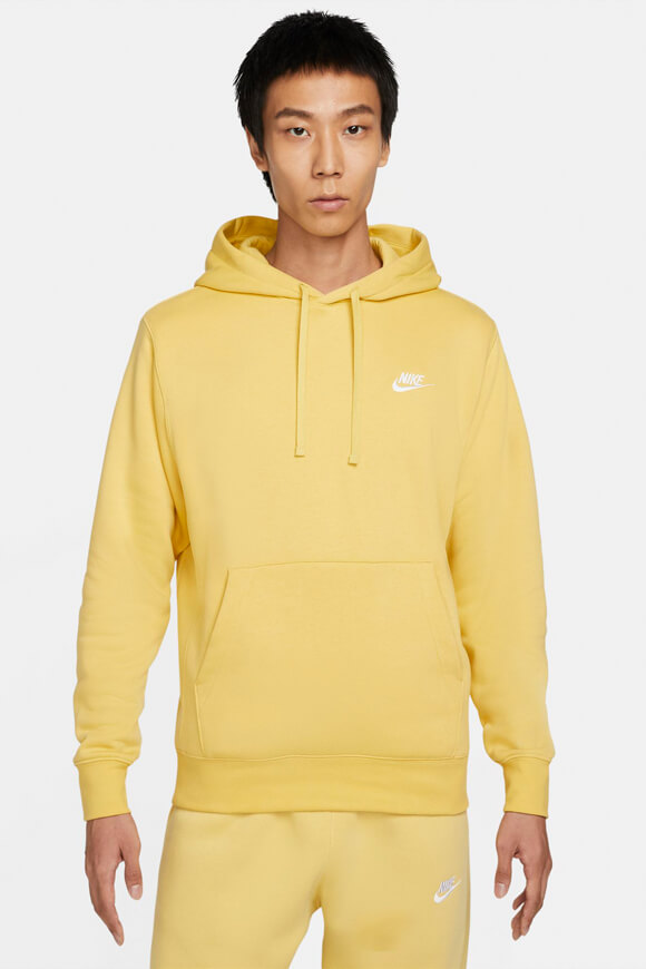 Nike Sportswear Club Fleece Kapuzensweatshirt | Saturn Gold | Herren  | XS von Nike