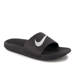 Nike Kawa Kinder Pantolette Schwarz von Nike