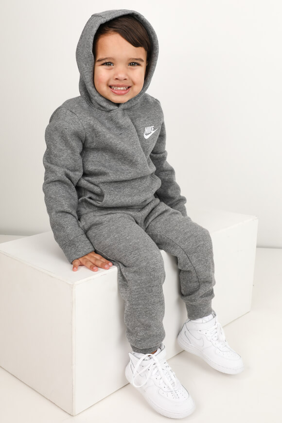 Nike Kids Kapuzensweatshirt | Carbon Heather | Jungen  | 6y von Nike