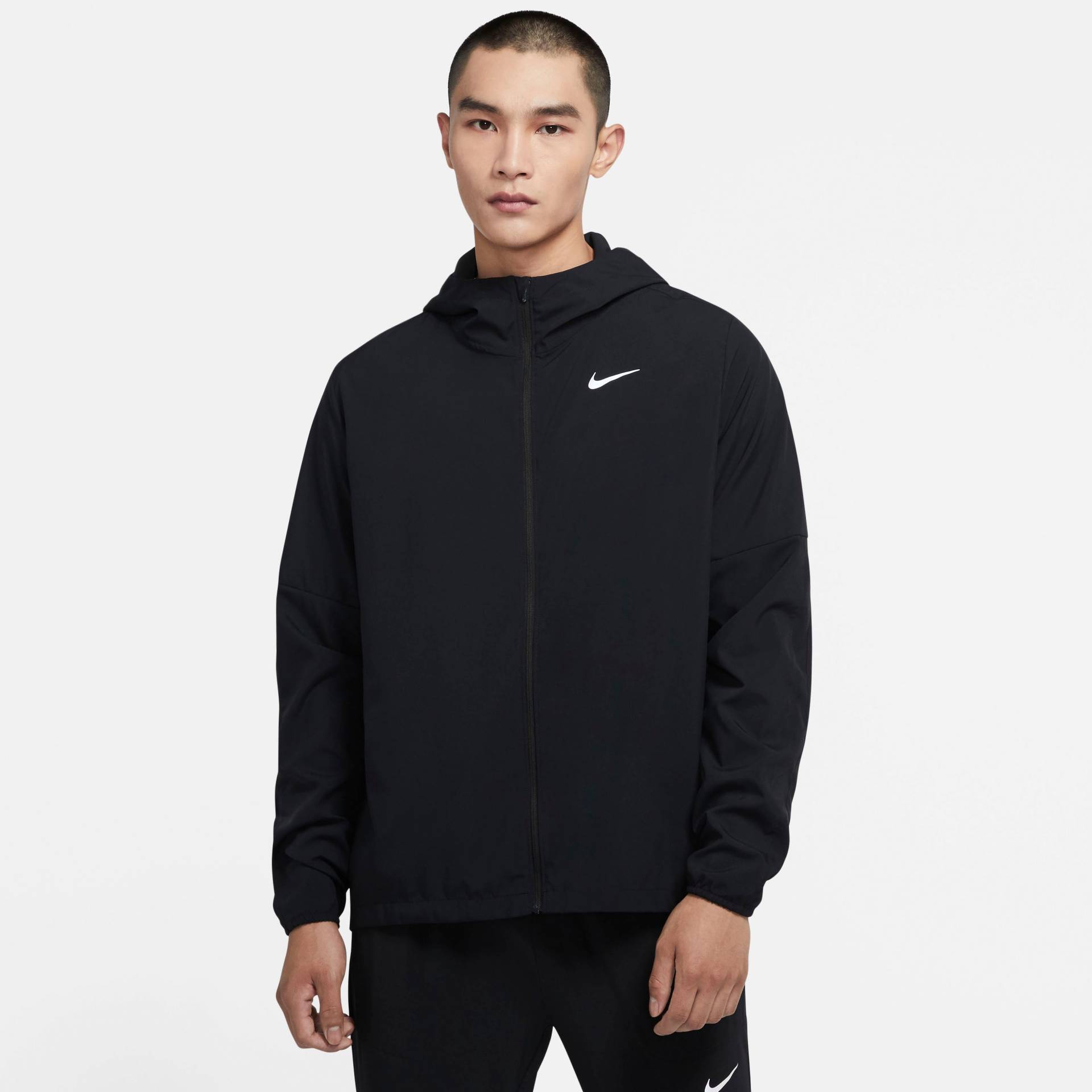 Nike Laufjacke »RUN STRIPE MENS WOVEN RUNNING JACKE«, mit Kapuze von Nike