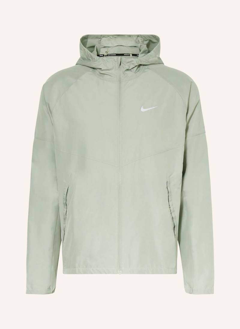 Nike Laufjacke Repel Miler gruen von Nike