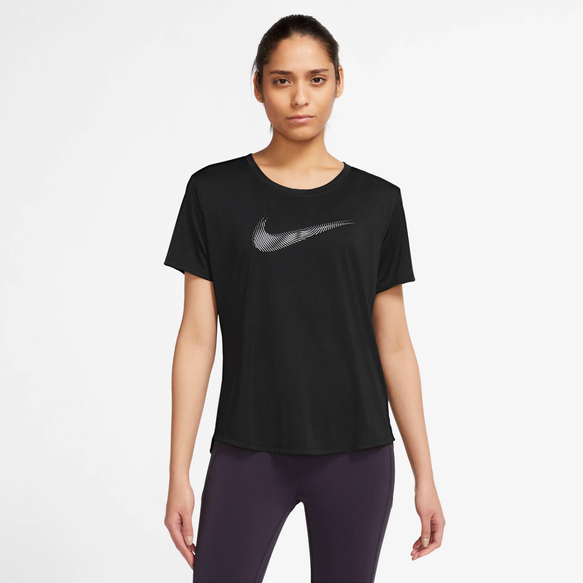 Nike Laufshirt »DRI-FIT SWOOSH WOMEN'S SHORT-SLEEVE RUNNING TOP« von Nike