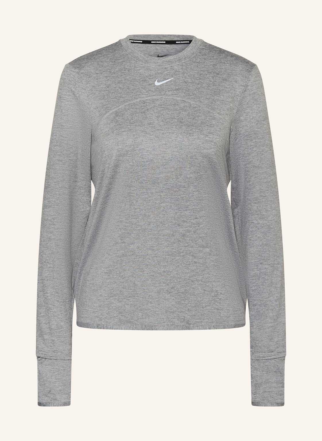 Nike Laufshirt Dri-Fit Swift Element Uv grau von Nike