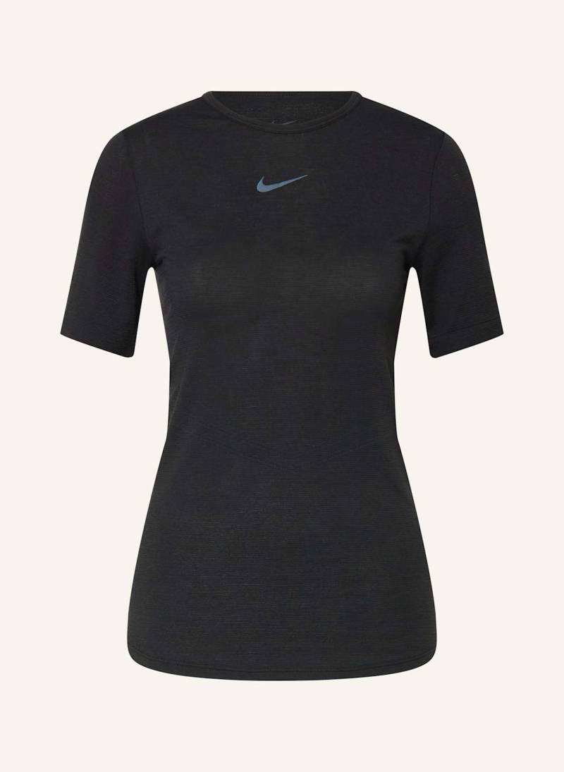 Nike Laufshirt Swift Wool schwarz von Nike