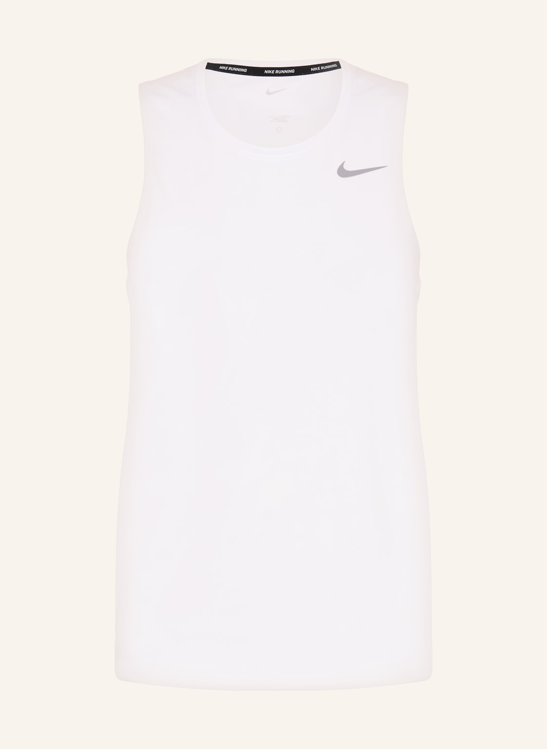 Nike Lauftop Miler weiss von Nike