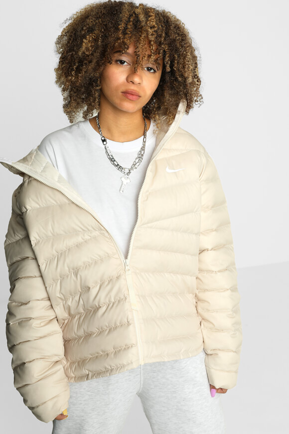 Nike Leichte Puffer Daunenjacke | Hellbeige | Damen  | XS von Nike